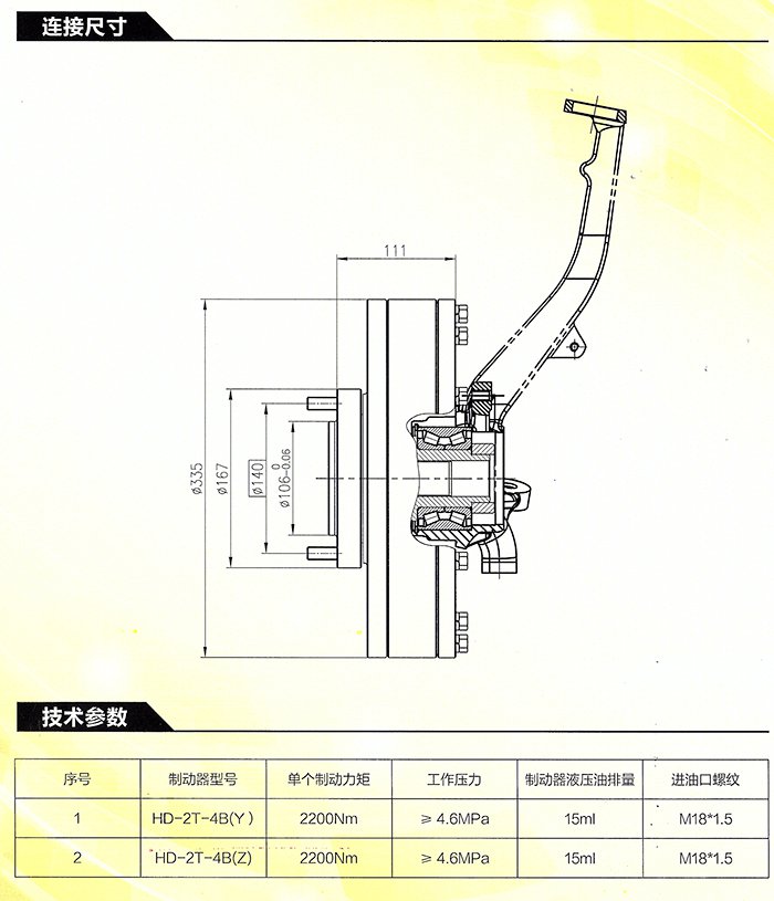 勇士、战旗湿式制动器